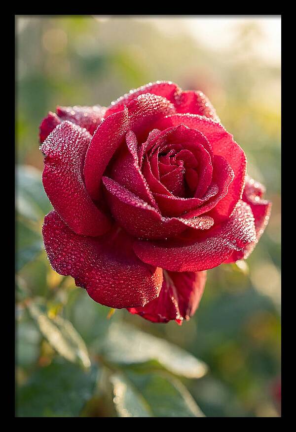 Rose With Dew Drops