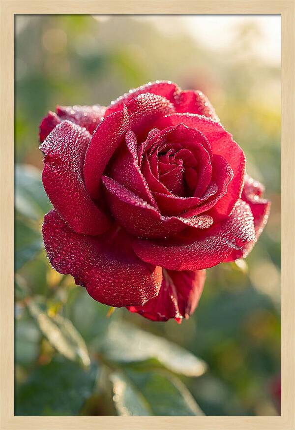 Rose With Dew Drops
