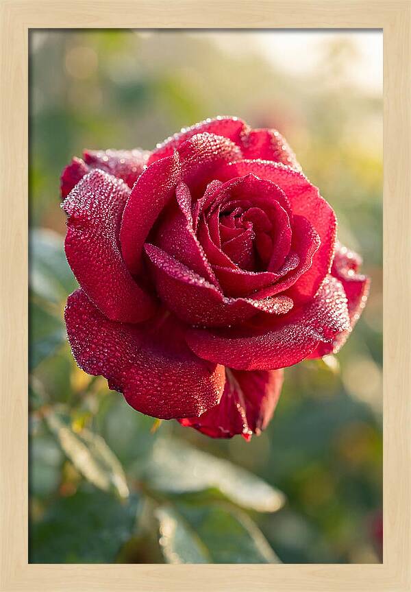 Rose With Dew Drops