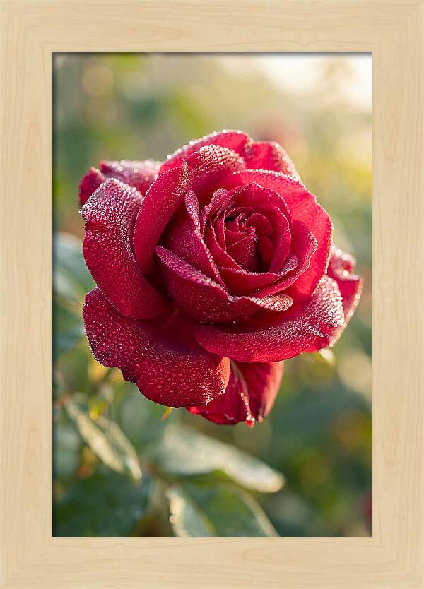 Rose With Dew Drops
