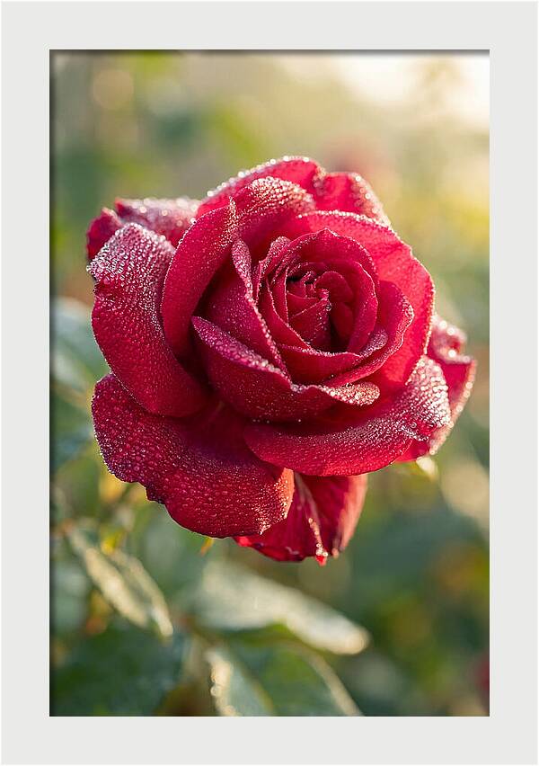 Rose With Dew Drops