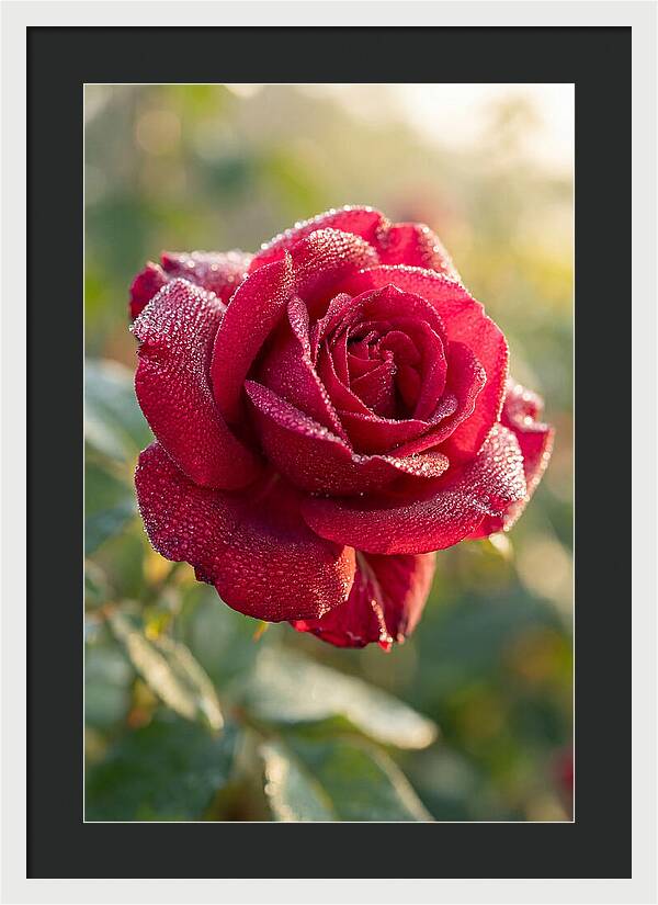 Rose With Dew Drops