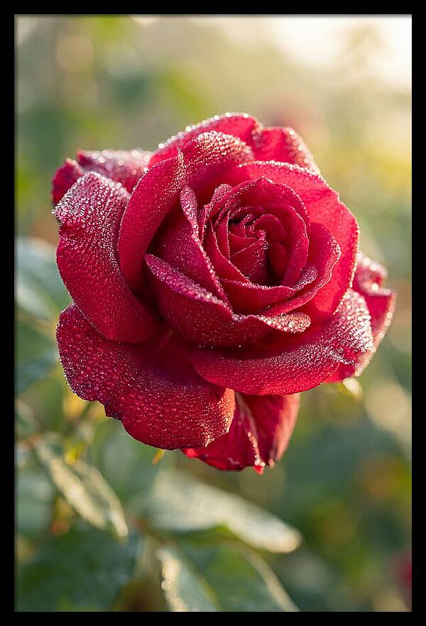 Rose With Dew Drops