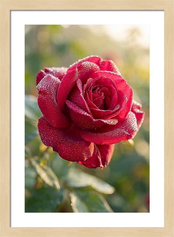Rose With Dew Drops