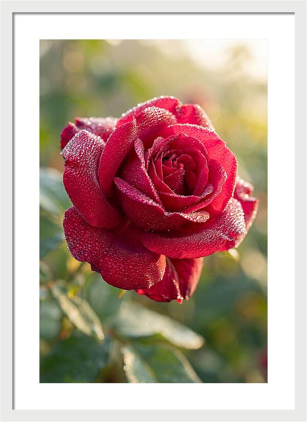Rose With Dew Drops