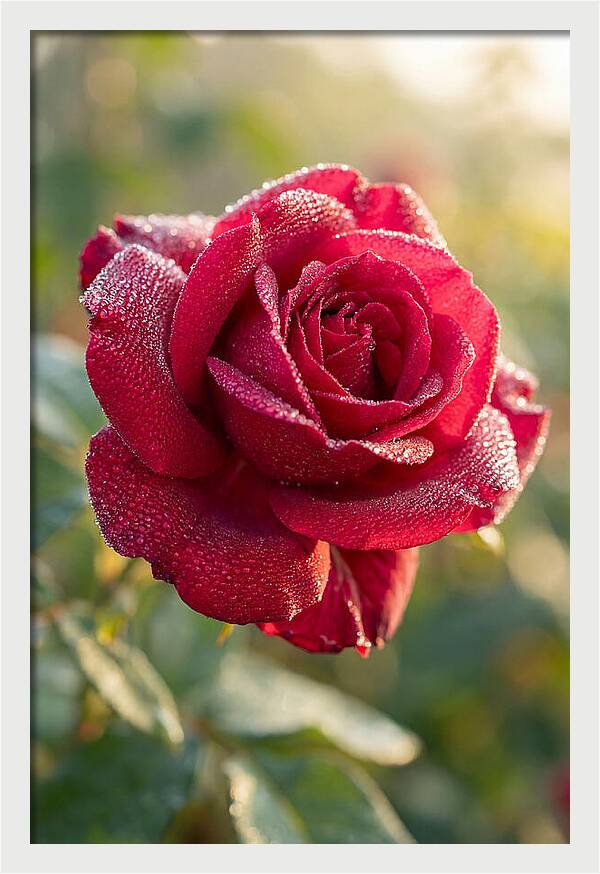 Rose With Dew Drops