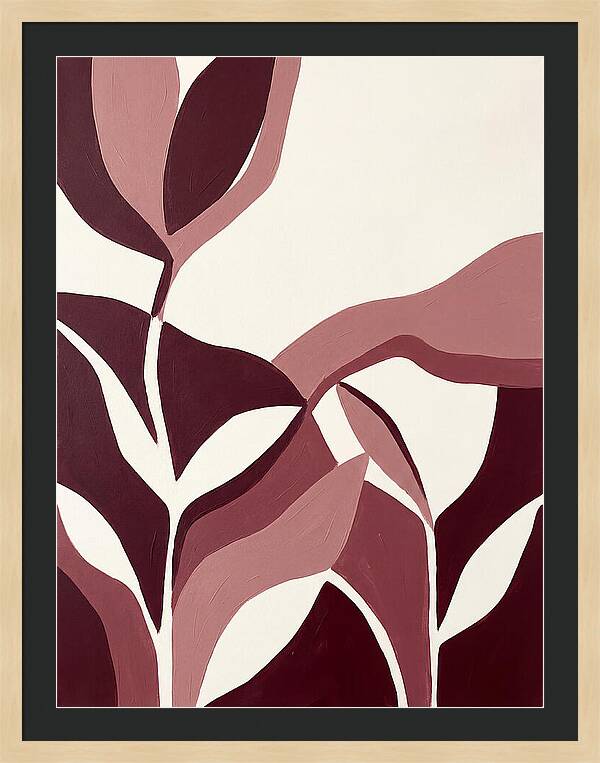 Roseinspired Minimalist Landscape