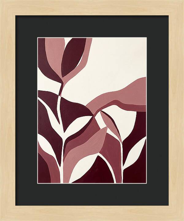 Roseinspired Minimalist Landscape