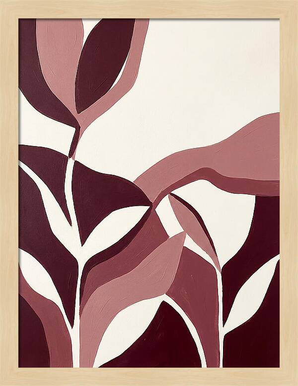 Roseinspired Minimalist Landscape