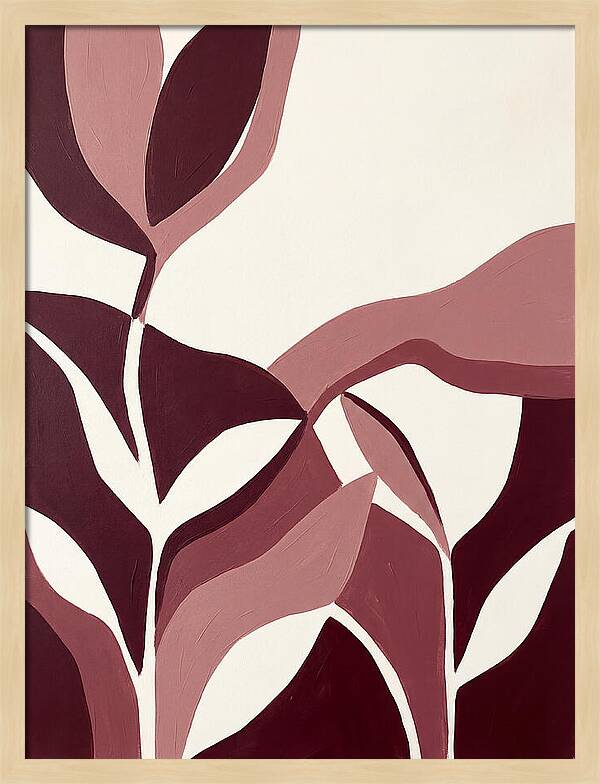 Roseinspired Minimalist Landscape