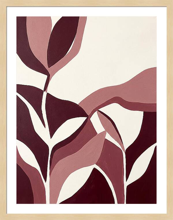 Roseinspired Minimalist Landscape