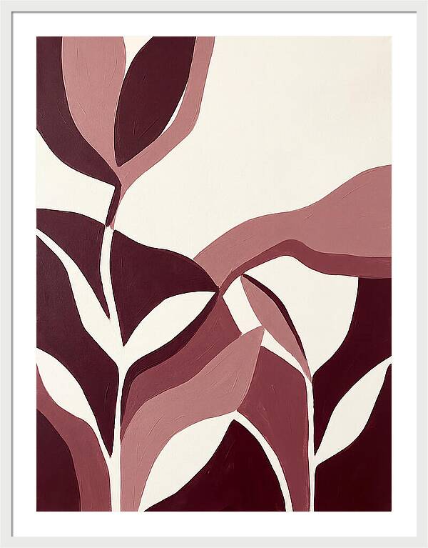Roseinspired Minimalist Landscape