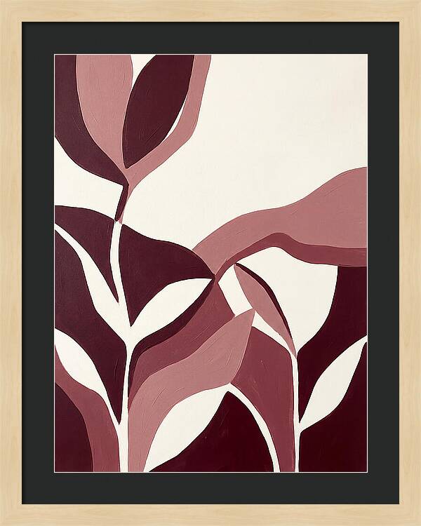 Roseinspired Minimalist Landscape