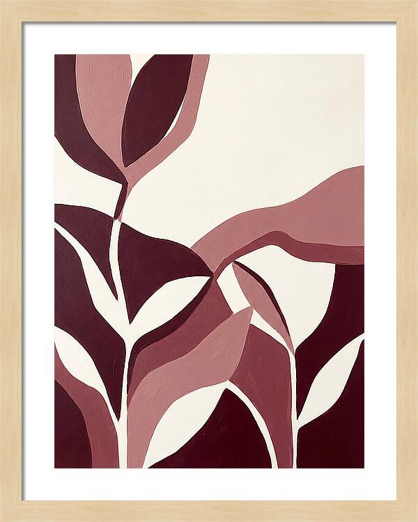Roseinspired Minimalist Landscape