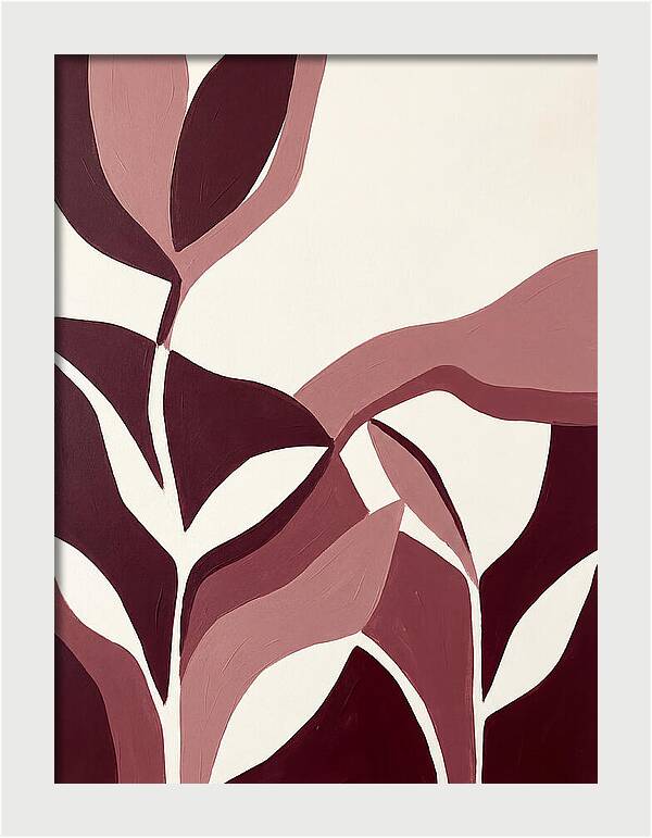 Roseinspired Minimalist Landscape