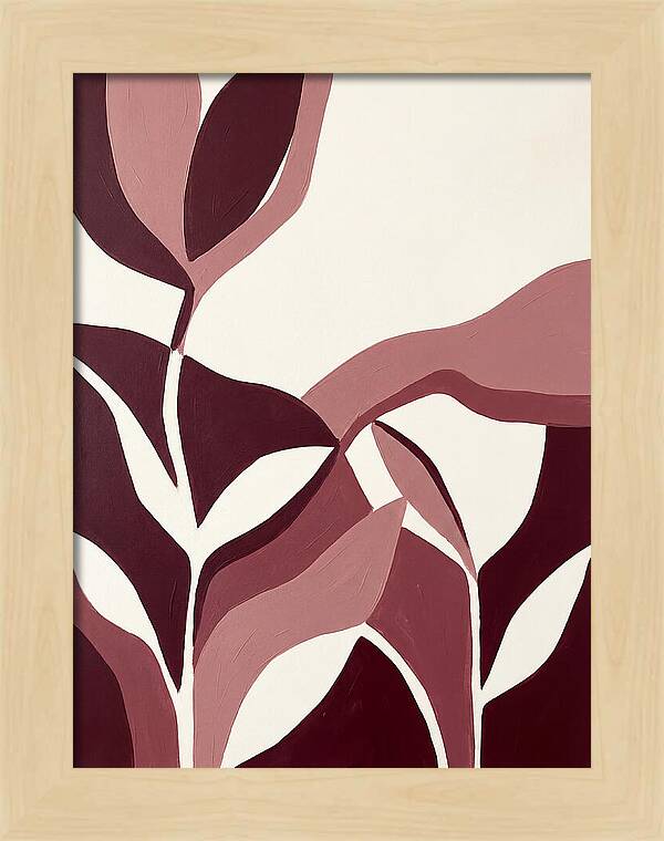 Roseinspired Minimalist Landscape