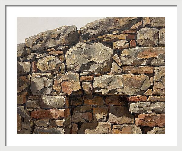 Rough Hewn Stone Wall Texture