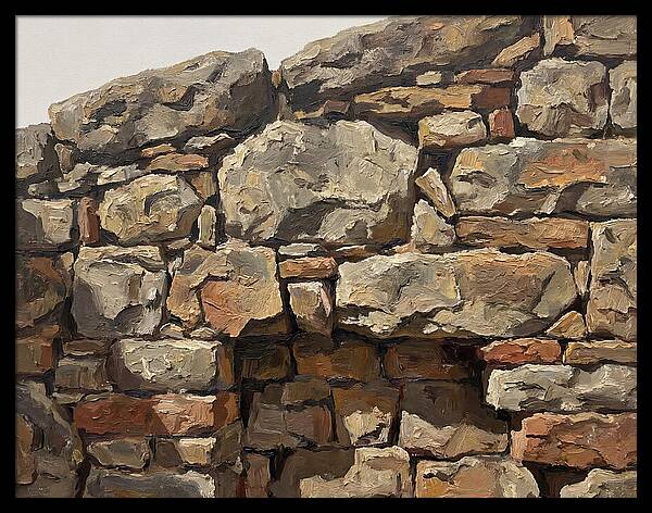 Rough Hewn Stone Wall Texture