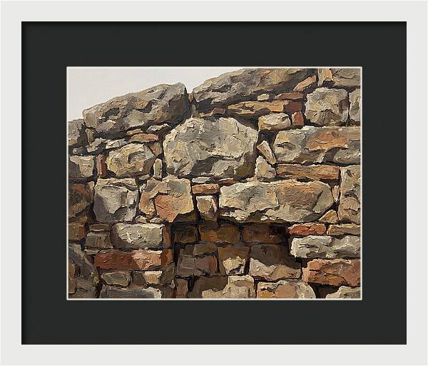 Rough Hewn Stone Wall Texture