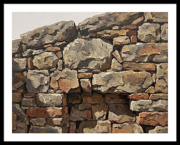 Rough Hewn Stone Wall Texture
