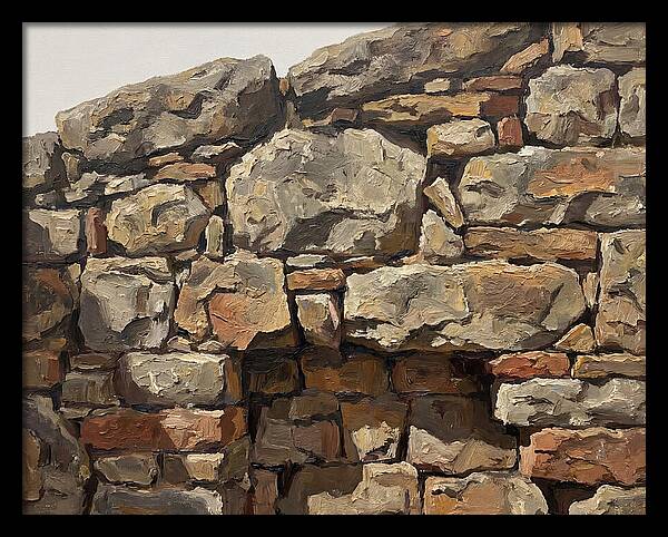 Rough Hewn Stone Wall Texture