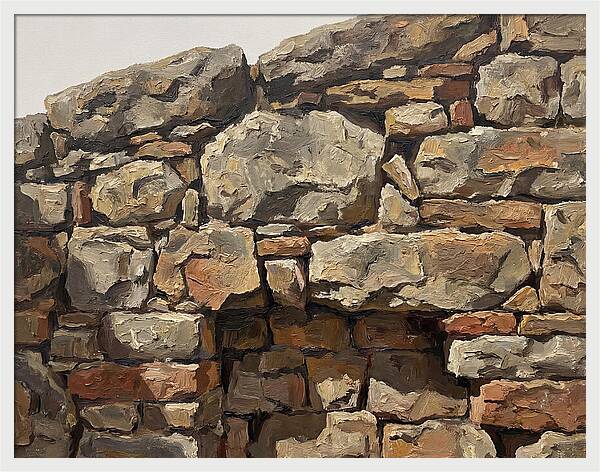 Rough Hewn Stone Wall Texture