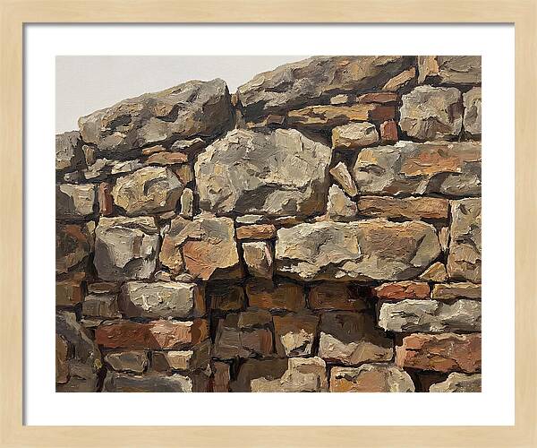 Rough Hewn Stone Wall Texture