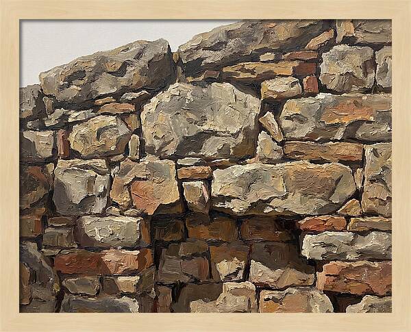 Rough Hewn Stone Wall Texture