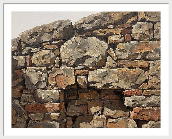 Rough Hewn Stone Wall Texture