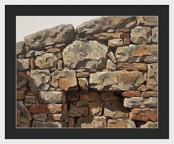 Rough Hewn Stone Wall Texture