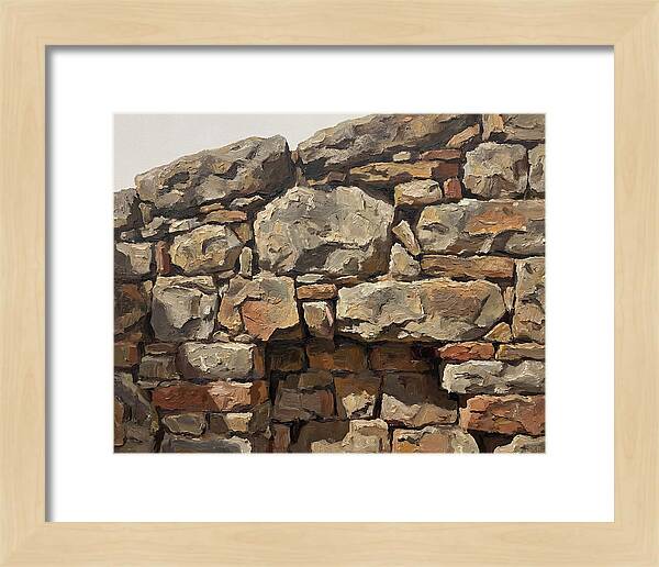 Rough Hewn Stone Wall Texture