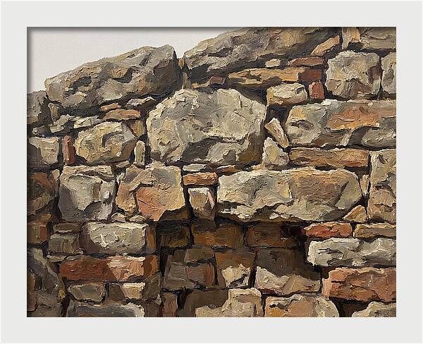 Rough Hewn Stone Wall Texture