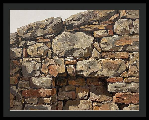 Rough Hewn Stone Wall Texture