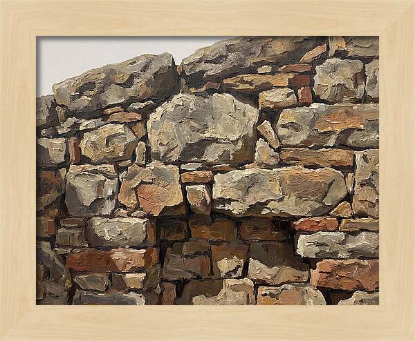 Rough Hewn Stone Wall Texture