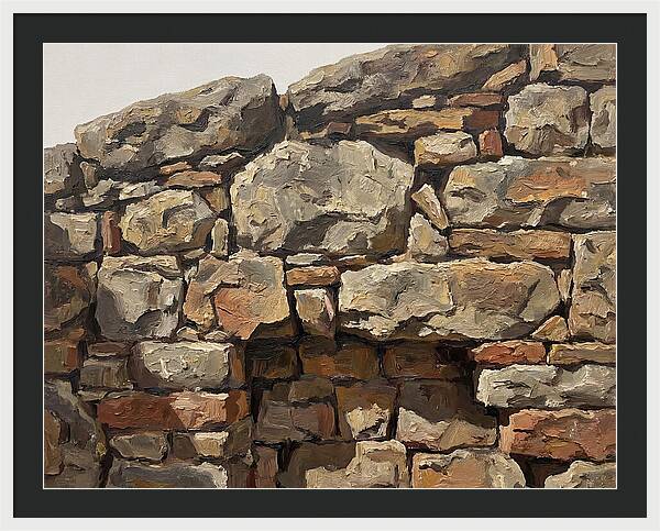 Rough Hewn Stone Wall Texture