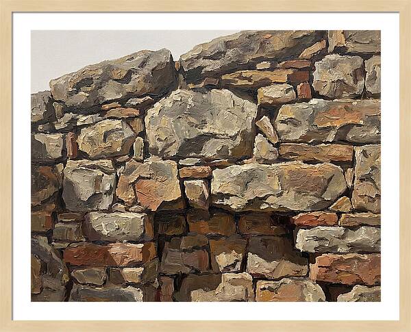 Rough Hewn Stone Wall Texture