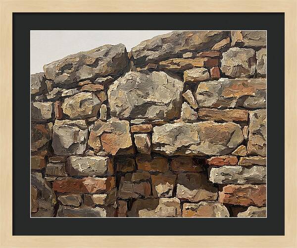 Rough Hewn Stone Wall Texture