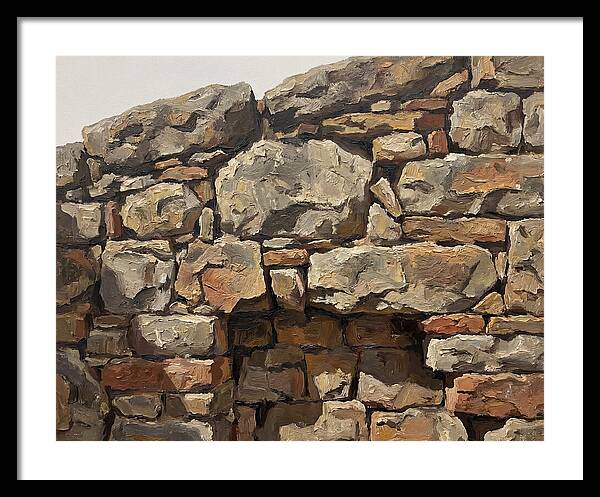 Rough Hewn Stone Wall Texture
