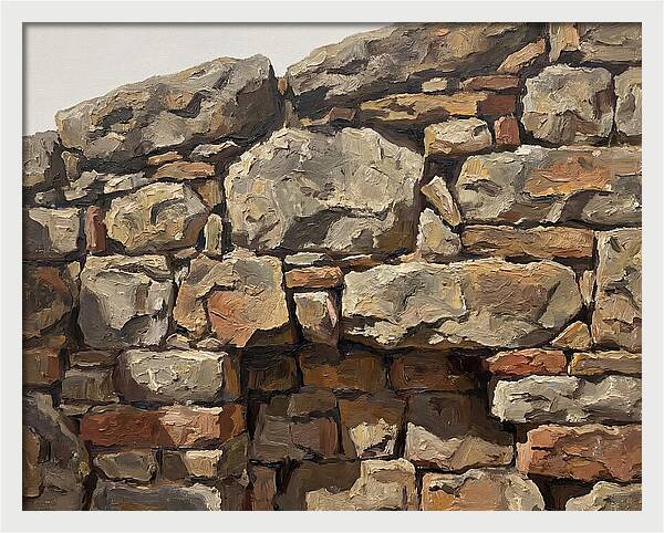Rough Hewn Stone Wall Texture