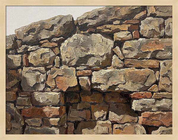 Rough Hewn Stone Wall Texture
