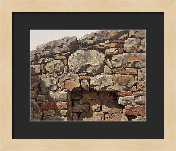 Rough Hewn Stone Wall Texture