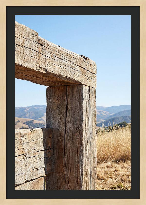 Rough Hewn Wooden Beam