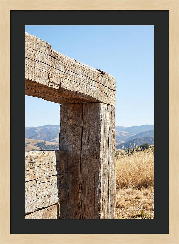 Rough Hewn Wooden Beam