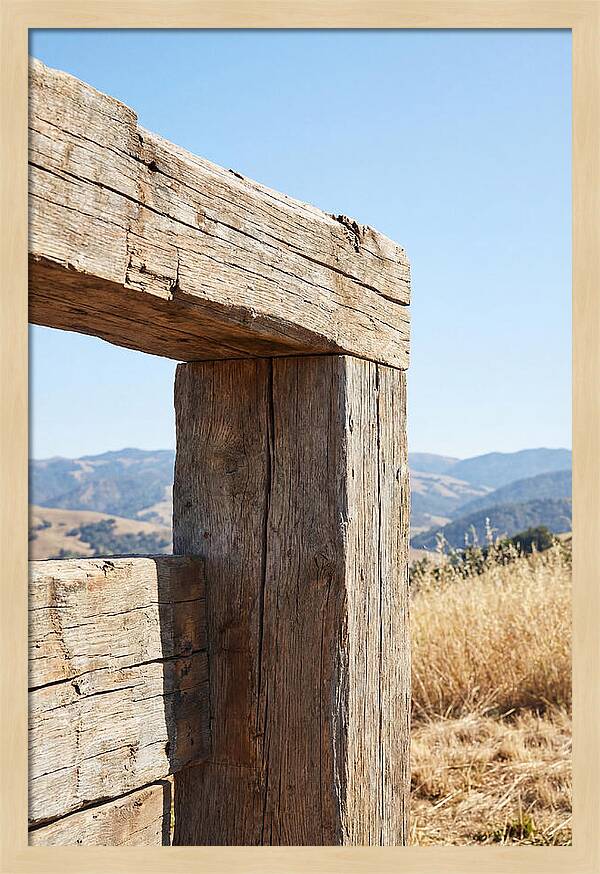 Rough Hewn Wooden Beam