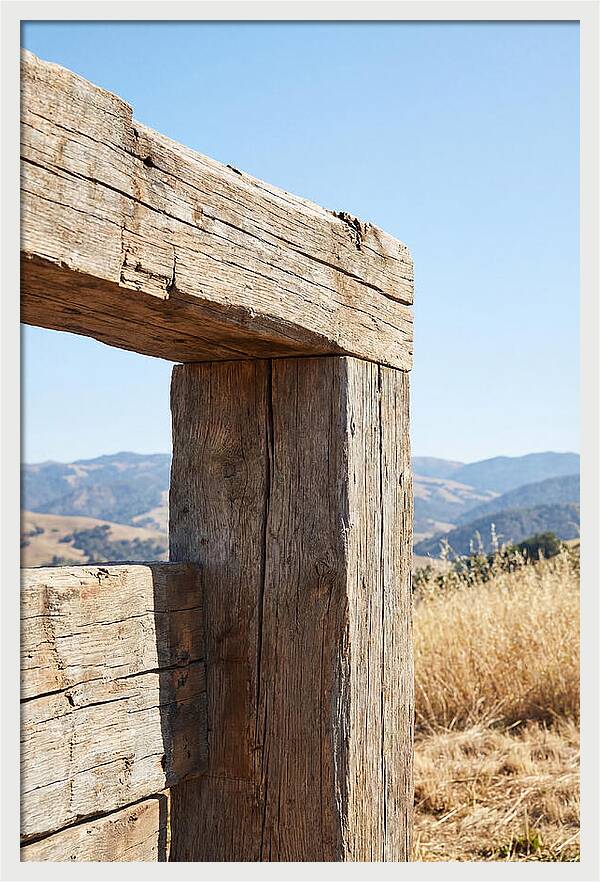 Rough Hewn Wooden Beam