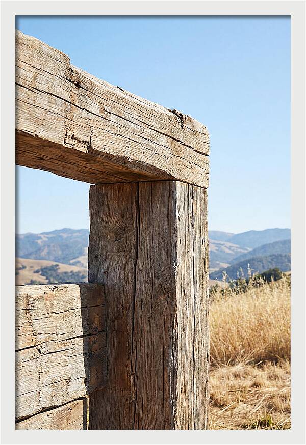 Rough Hewn Wooden Beam