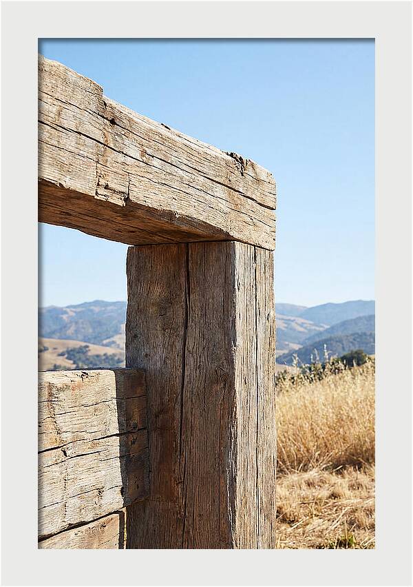 Rough Hewn Wooden Beam