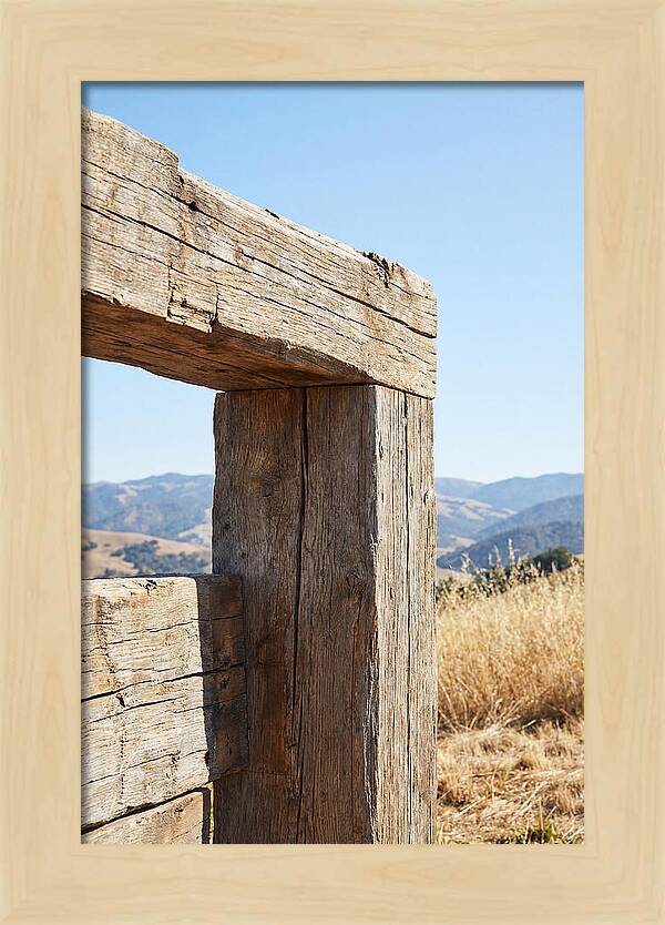 Rough Hewn Wooden Beam
