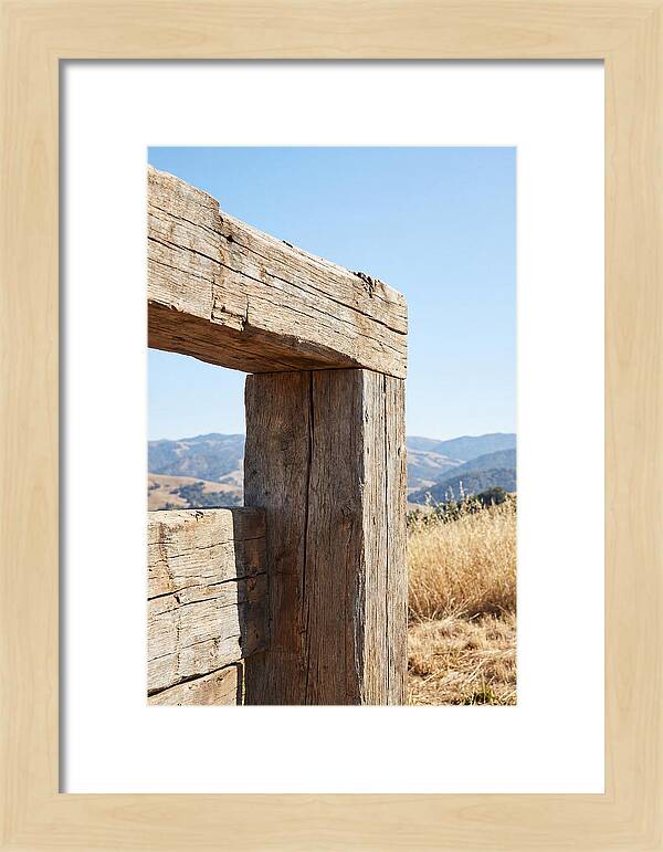 Rough Hewn Wooden Beam