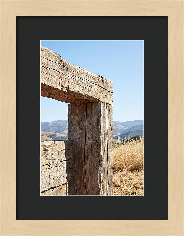 Rough Hewn Wooden Beam